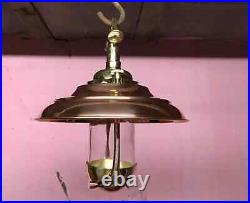 Nautical Vintage Style Hanging Bulkhead Brass & Copper Shade New Light 1pcs