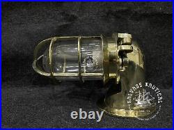 Nautical Vintage Style Solid Brass Wall Décor Bulkhead Light Fixture 2 Pcs