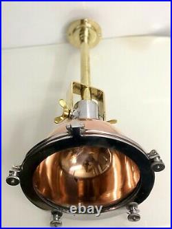 Nautical Vintage style Cargo Pendent Spot Copper & Brass Hanging New Light 1Pcs