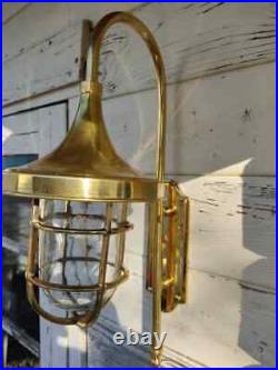 Nautical marine GOOSENECK WALL LAMPS