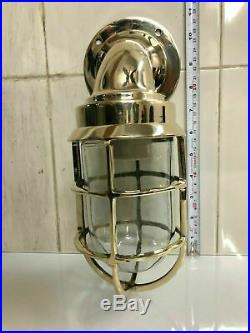 Nautical marine ship American brass Vintage passageway light set of 10 pieces