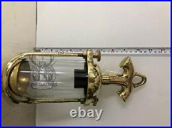 New Antique Maritime Vintage Stern Hanging Nautical Brass Light Lot of 2