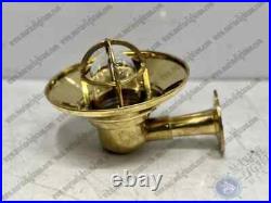 New Nautical Authentic Vintage Passageway Brass Wall Mount Light With Shade Cap