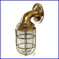 New Nautical Marine Ship Solid Brass Swan Passageway Bulkhead Light Fixture 1Pcs