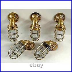 New Nautical Marine Ship Solid Brass Swan Passageway Bulkhead Light Fixture 1Pcs