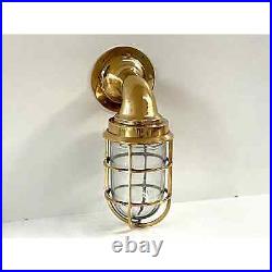 New Nautical Marine Ship Solid Brass Swan Passageway Bulkhead Light Fixture 1Pcs