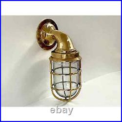 New Nautical Marine Ship Solid Brass Swan Passageway Bulkhead Light Fixture 1Pcs