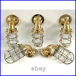 New Nautical Marine Ship Solid Brass Swan Passageway Bulkhead Light Fixture 1Pcs