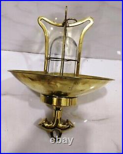 New Nautical Vintage Style Hanging Brass Bulkhead Retro Ship Light & Shade