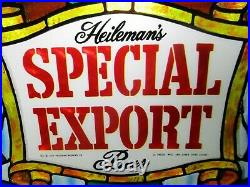 New Vtg 1979 Old Style Special Export Beer Led Bar Light Pub Sign Nautical Globe