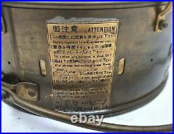 Nippon Sento Lantern Vintage Marine Nautical Brass Red Light Japan Since 1974