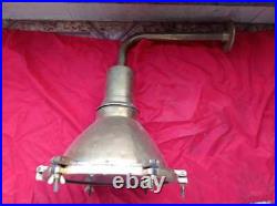 Old Vintage Nautical Marine Copper Ship Salvage Hanging Cargo Spot Light