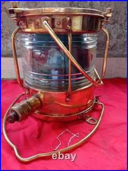 Old Vintage Nautical Marine Ship Brass Electric Light japan light 1 Pcs