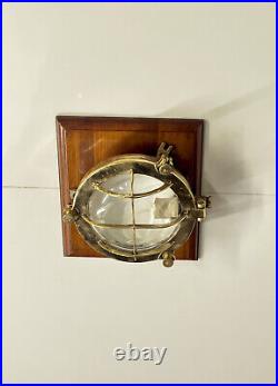 Original Authentic Brass Vintage Marine Ship Deck Light For All Envirnoments