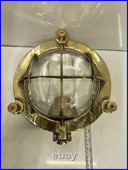 Original Authentic Brass Vintage Marine Ship Deck Light For All Envirnoments