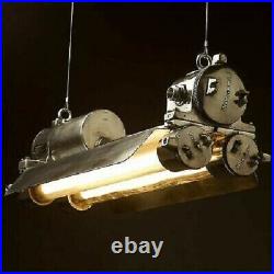 Original Dae Yang Flame Proof Vintage Aluminum Old antique ship Twin Tube Light