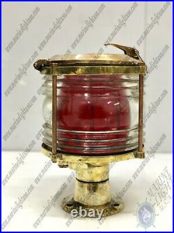 Original Vintage Antique Marine Brass Passage Nautical Electric Lamp Lot of 2