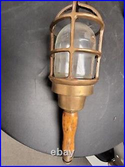 Pauluhn Marine Antique Nautical Vintage Diving Lamp Light Brass Ship Beacon