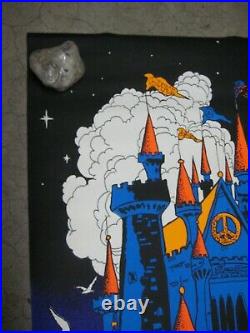 Peaceful kingdom 1971 black light poster vintage psychedelic C1955
