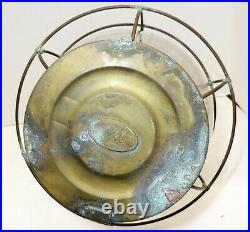 Perkins #8 Antique vtg Marine Lamp PERKO Brass Nautical Lantern Ship Light Oil