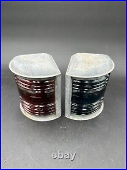 Perko Navigation Boat Lights Vintage Red Blue