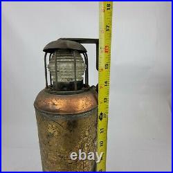 RARE Vintage SHIP Lantern Galbraith Electric Water Light Brass Ship Nautical