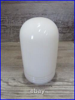 Rare Hard To Find Vintage Russell Stoll Explosion Proof Light Milk Glass