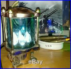 Rare Vintage Antique World War II U. S. Navy Submarine Light U. S. N