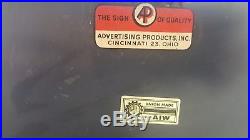 Rare Vintage Gettelman lighted beer sign bar light nautical FREE SHIPPING