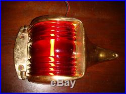 Rare Vintage Wilcox-Crittenden Wood Boat Lights From Lapstrake Chris-Craft