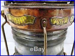 Rare vintage marine copper ship nautical salvage electric light 100% original