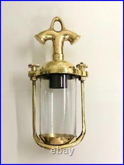 Replica Ceiling Décor Antique Solid Brass Nautical Ship Vintage Hanging Light