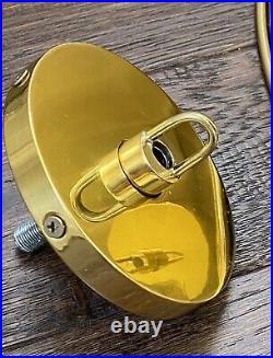 Restoration Hardware Vintage Nautical Pendant Lighting 18 Polished Brass