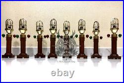 Retro Style Vintage Ship Replica Solid Brass & Wooden Bulkhead Light Fixture