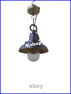 Retro Vintage Antique BRASS Pendant Hanging Light Nautical Pendant Lamp