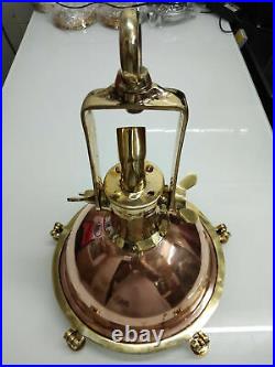SPOT CARGO PENDENT NAUTICAL VINTAGE STYLE COPPER & BRASS HANGING NEW LIGHT 1 pcs