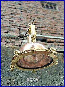 SPOT CARGO PENDENT NAUTICAL VINTAGE STYLE COPPER & BRASS HANGING NEW LIGHT 1 pcs