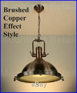 Searchlight Porthole Nautical Industrial Light Vintage Metal Ceiling COPPER
