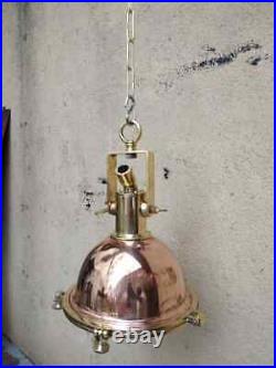 Spot Cargo Pendent Nautical Vintage Style Copper & Brass Hanging New Light