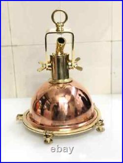 Spot Cargo Pendent Nautical Vintage Style Copper & Brass Hanging New Light