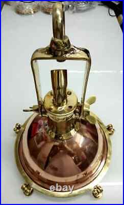 Spot Cargo Pendent Nautical Vintage Style Copper & Brass Hanging New Light