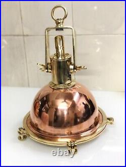 Spot Cargo Pendent Nautical Vintage Style Copper & Brass Hanging New Light