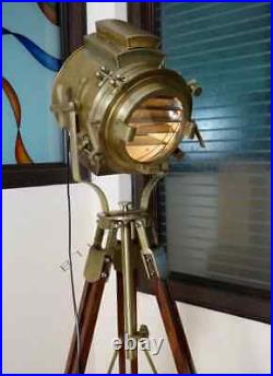 Spotlight Nautical Large Vintage Theater Stage Industrial Antique Light Gift