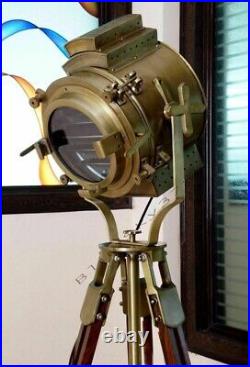 Spotlight With Tripod Nautical Lamp Maritime Vintage Antique Lamp spotlight