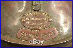 Telford, Grider & Mackay Vintage Copper & Brass Anchor Light