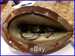 VINTAGE HEAVY SOLID BRASS BOAT BOW LIGHT CHRIS CRAFT CHRISCRAFT nice condition