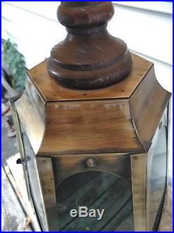 VTG 41 Rare Steampunk Nautical Brass Underwriters Lamp Ornate Light D-6281 RR