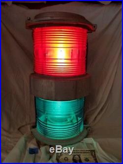 VTG Large Marine Bridge Navigation Span Light Red Green Lantern B & B Roadway #5