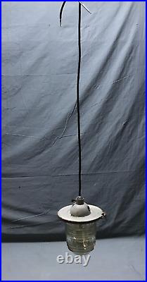 VTG Light Nautical Industrial Pendent Hanging Glass Jelly Jar Light 2042-23B