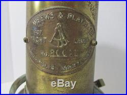 VTG WEEMS & PLATH Brass Oil Yacht Lamp Gimball Kerosene Boat Light 1407 Nautical